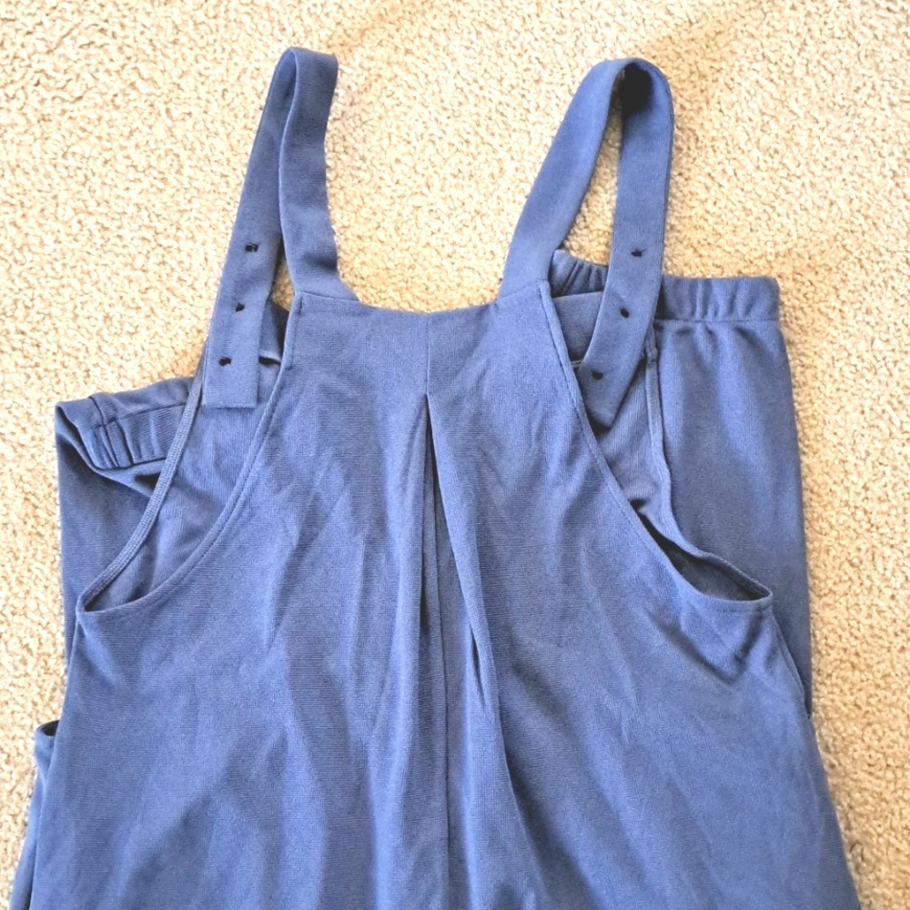 XSMALL.   HALARA ADJUSTABLE WAFFLE JOGGER OVERALLS - Picture 9 of 11